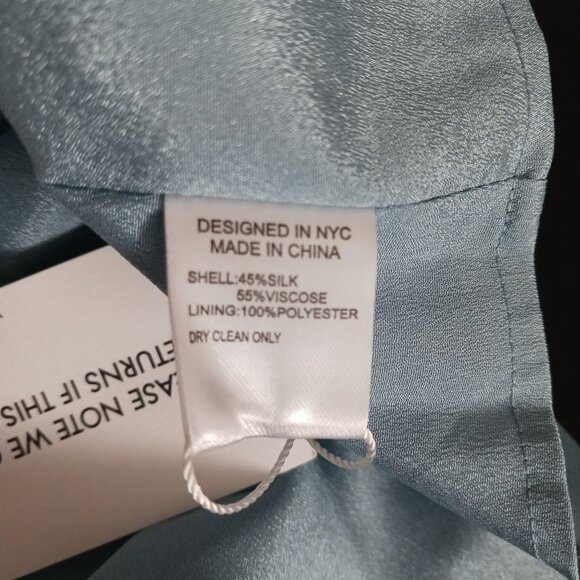 NEW Yumi Kim‎ Wonderland Mini Dress in Honey Rose Stone/Blue Floral Size L - Picture 7 of 11